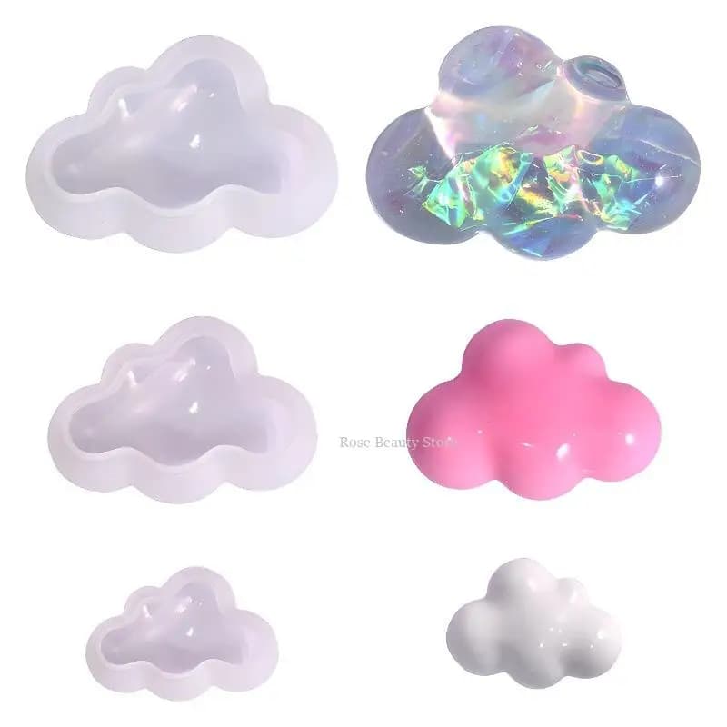 Sml Cloud stampo per candele in Silicone per la casa budino di ghiaccio caramelle stampo per sapone stampo per cioccolato strumento per la decorazione della torta da forno