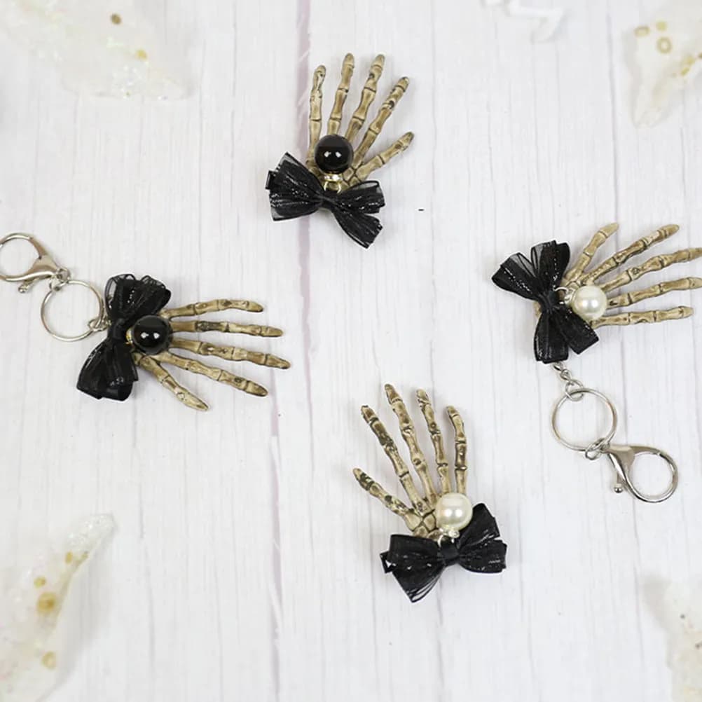 2 Pezzi Fermaglio per Capelli a Forma di Teschio, Creativo Accessorio per Halloween, Decorazione per Feste, Fermagli Unici per Capelli, Accessori di Halloween
