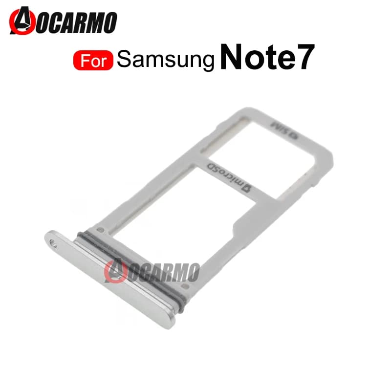 Per Samsung Galaxy Note 7 NOTE7 Vassoio SIM Parti di ricambio per supporto per slot per scheda di memoria Micro SD