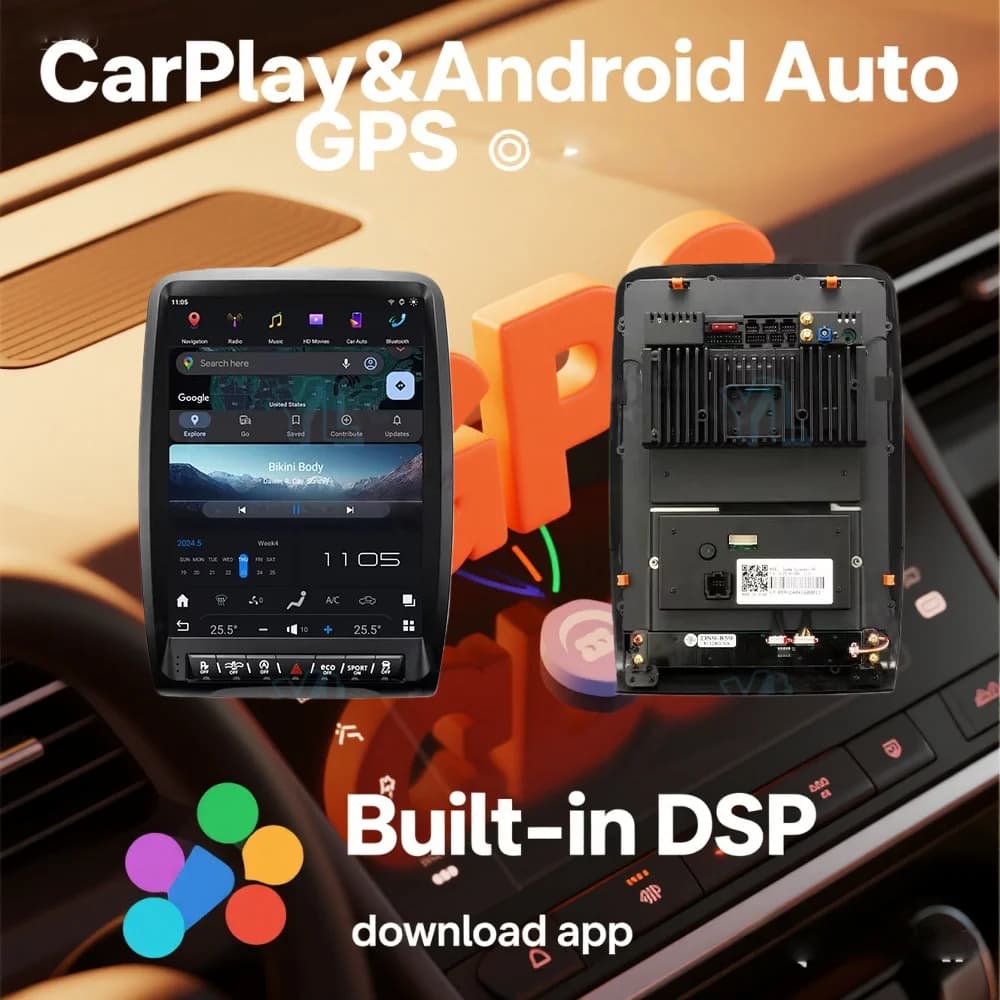 DL Android 13.0 Auto Touch Screen Car Radio For Dodge Durango 2011-2020 Multimedia Player GPS Navigation Wireless Carplay Unit