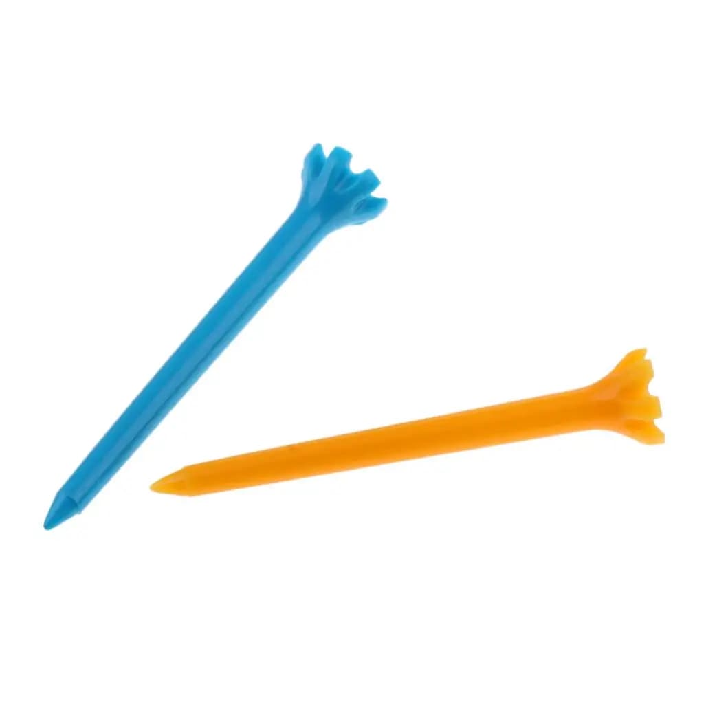 Set Professionale di Tee da Golf in Plastica 68mm, Tee Colorati e Resistenti, Accessori per Golf per Allenamento e Partite