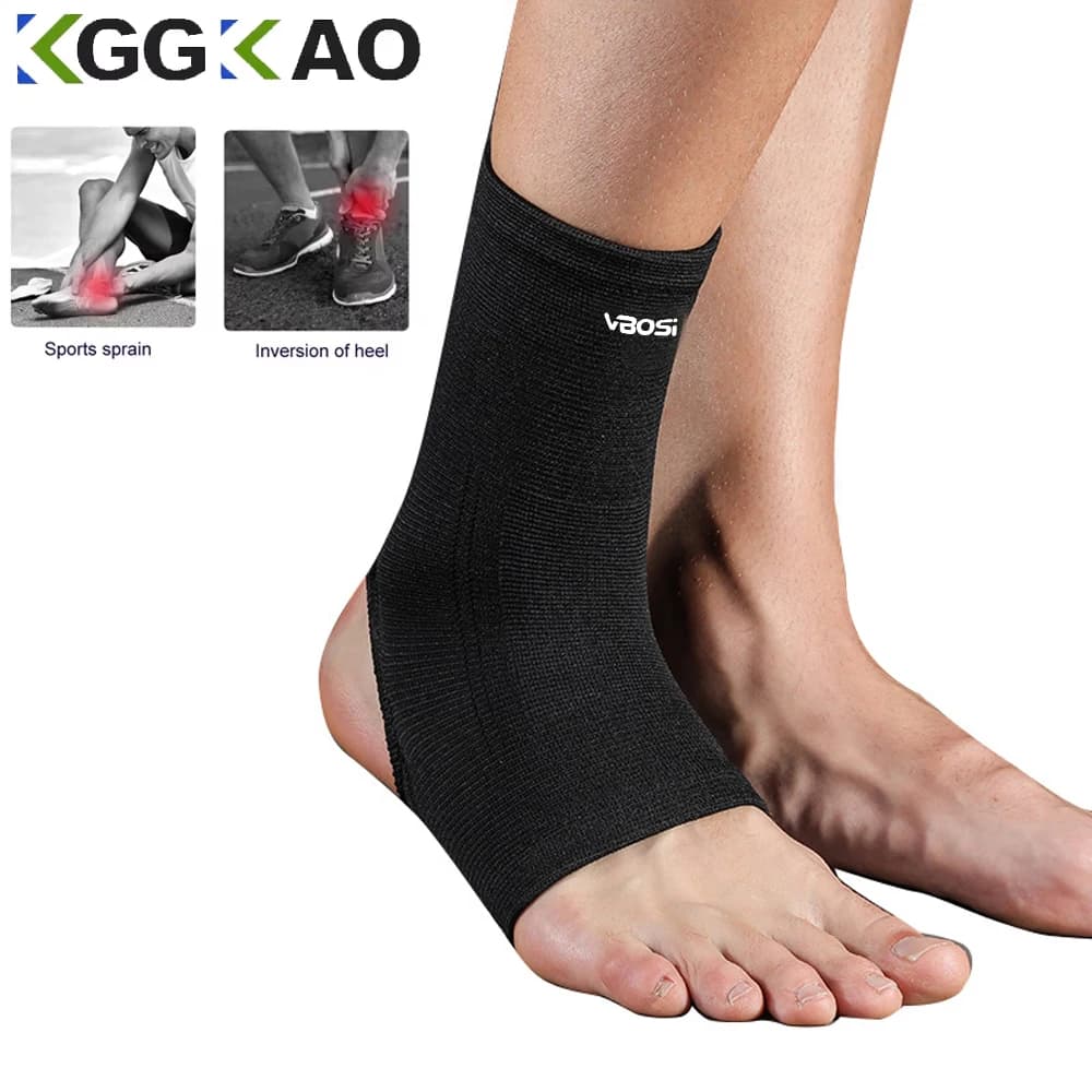 Protezione per cavigliera a compressione con supporto per caviglia 1Pc per la corsa cinturino alla caviglia con fasciatura da palestra in Nylon lavorato a maglia da basket