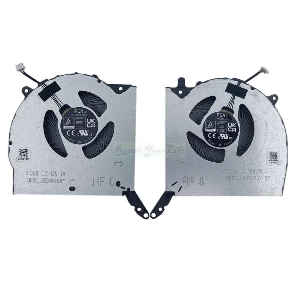 Ventola di raffreddamento del computer portatile per Lenovo Legion Pro 5 16IRX8 16ARX8 82WK 82WM IRX8 ARX8 2023 Notebook CPU GPU Ventola di raffreddamento FQK8 FQK9 DC 12V