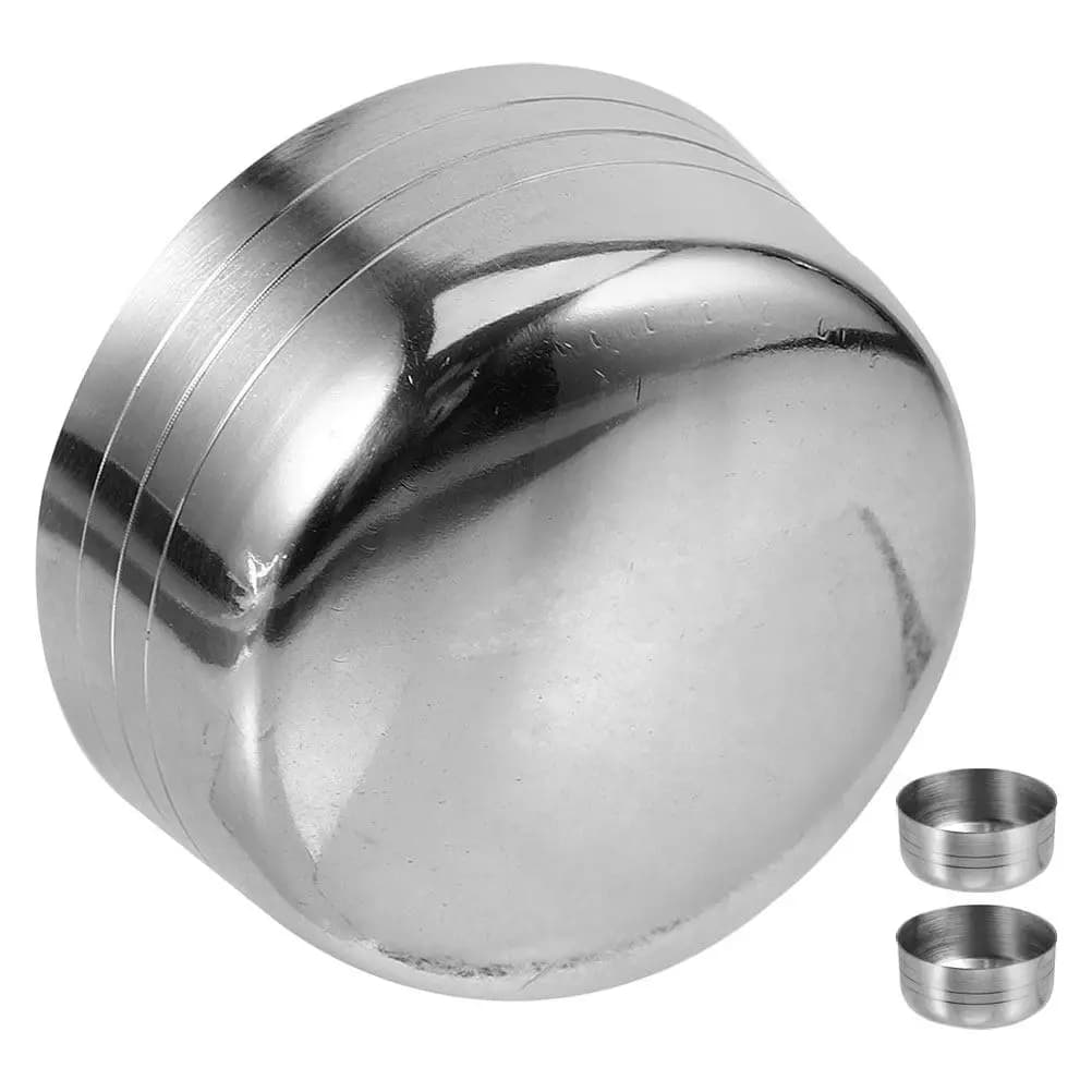 Set di 3 coperchi per shaker in acciaio inossidabile, tappi di ricambio a tenuta stagna per bottiglie shaker da 550 ml, cocktail, milkshake, bar