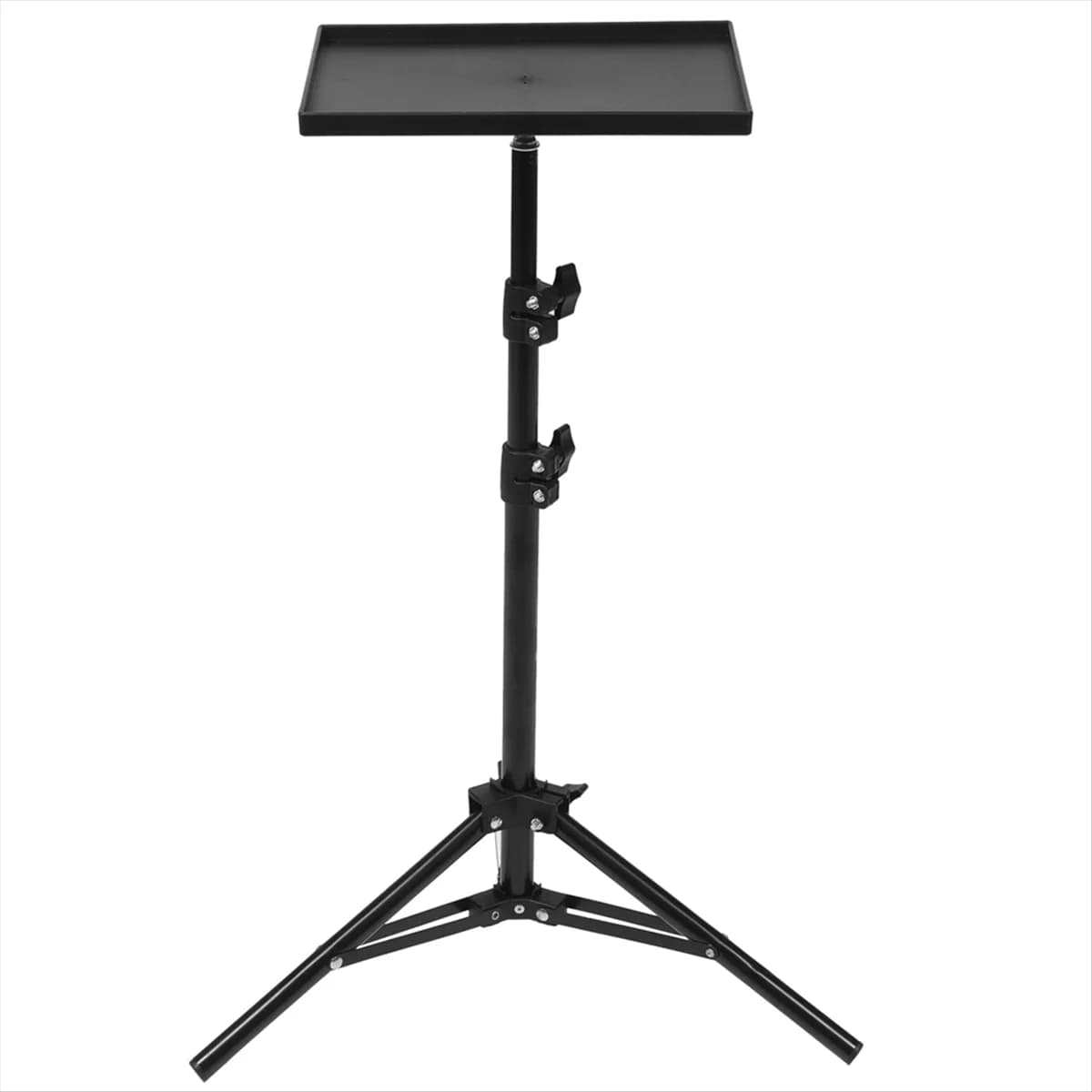 A07I Supporto per vassoio per proiettore Supporto per proiettore per fotocamera con treppiede per trasmissione in diretta con asta telescopica