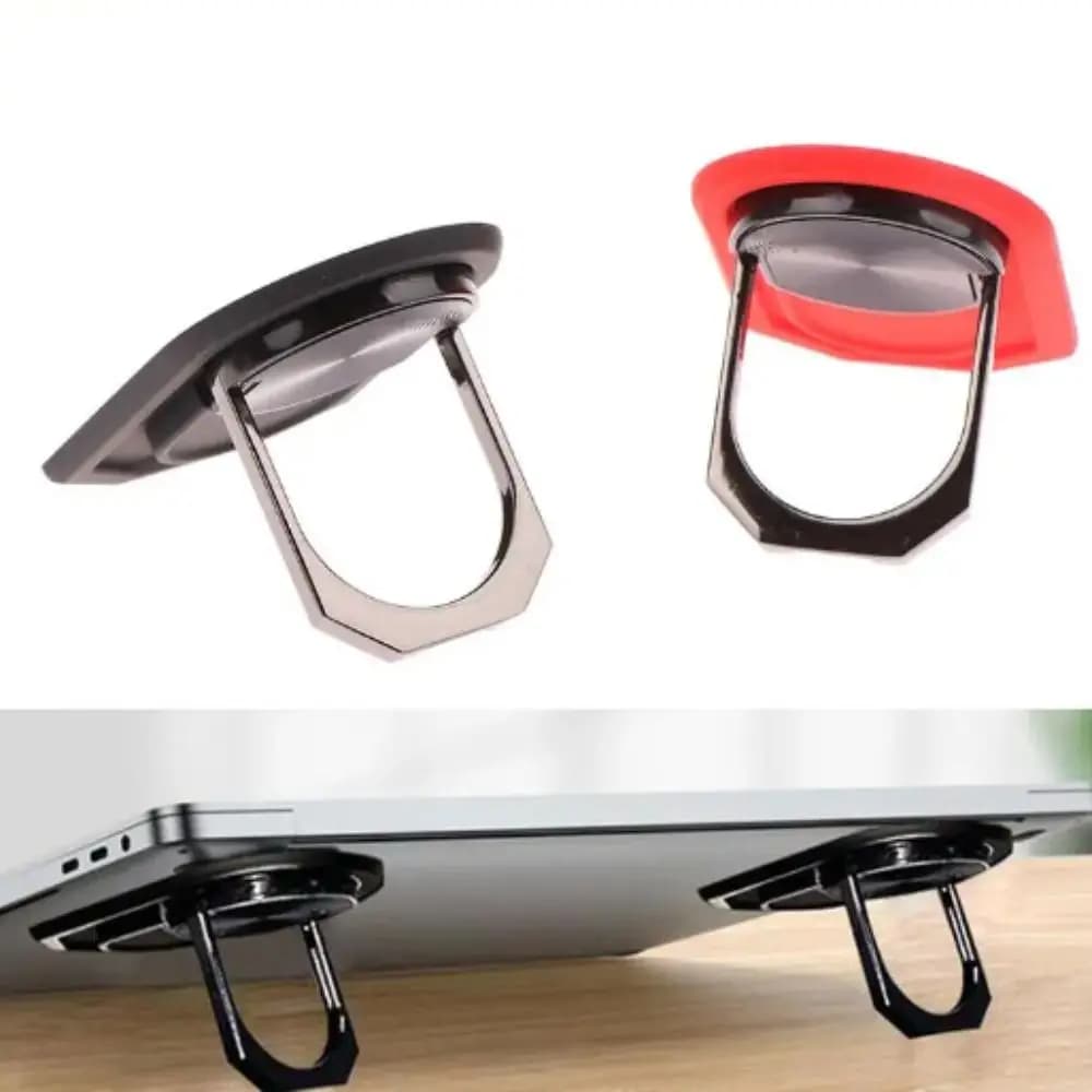 Per Tablet Tastiera 2PCS Invisibile Mini Portatile di Raffreddamento Del Basamento Piedi In Lega di Zinco Pieghevole Del Computer Portatile Base antiscivolo Staffa di Supporto 1PC