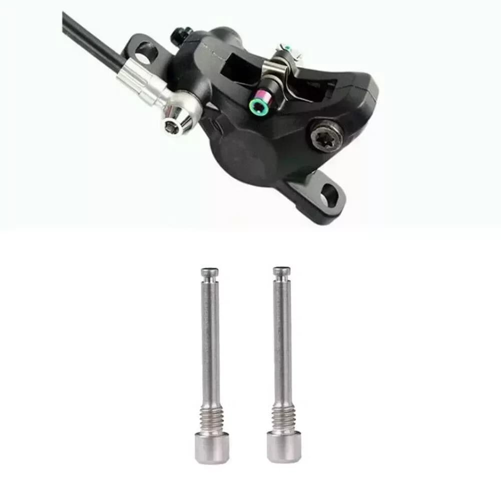 2Pcs Bike Bicycle Hydraulic Disc Brake Bolts Titanium Alloy Threaded Pin Inserts Screw Bike Cycling Accessories