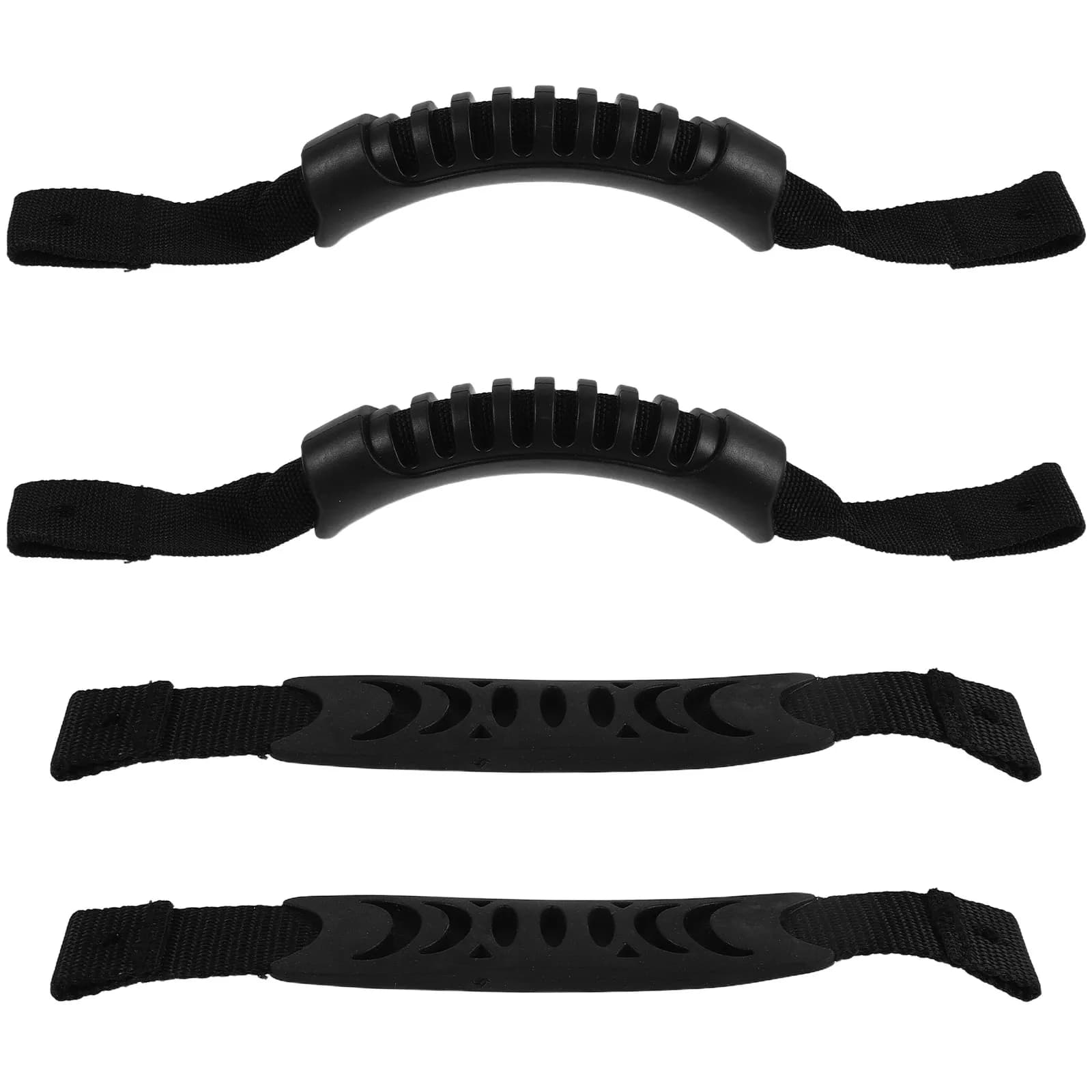 Kit di Ricambio 4 Pezzi Maniglie per Kayak in PVC e Nylon, Design Doppio, Resistenti, Montaggio Laterale, Maniglie per Barche, Canoe e Paddleboard