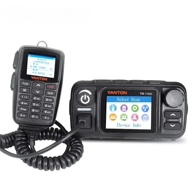 Radio bidirezionale Walkie Talkie a lungo raggio 200 km 25 W VHF UHF Radio TM-7700D