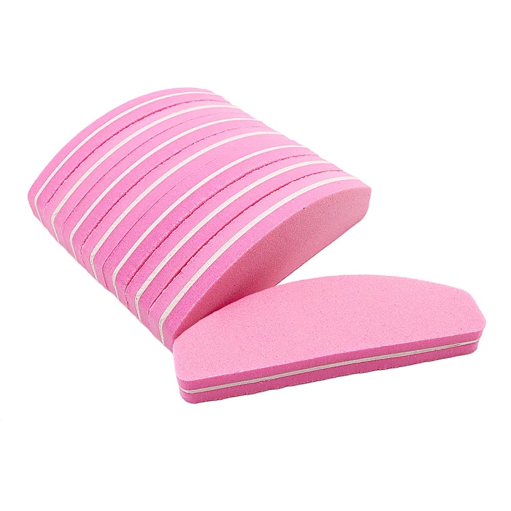 5/10/20pcs Lime per unghie professionali rosa Blocco smalto Spugna Strumento per manicure per donna Smalto per unghie Gel UV Lime a Ongle Strumenti all'ingrosso