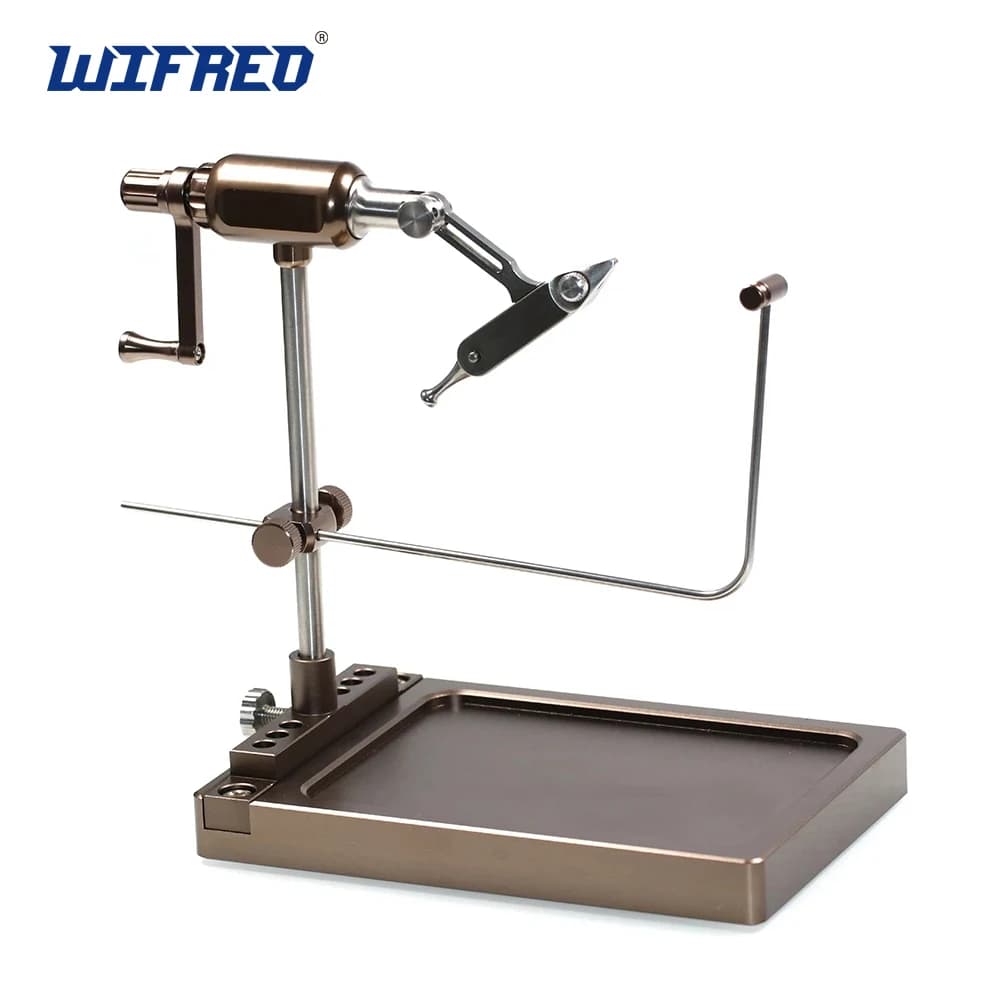 Wifreo 360 ° Morse to tie rotating flies Tool to tie fishing flies Jigging Fishing hook Tools to create baits