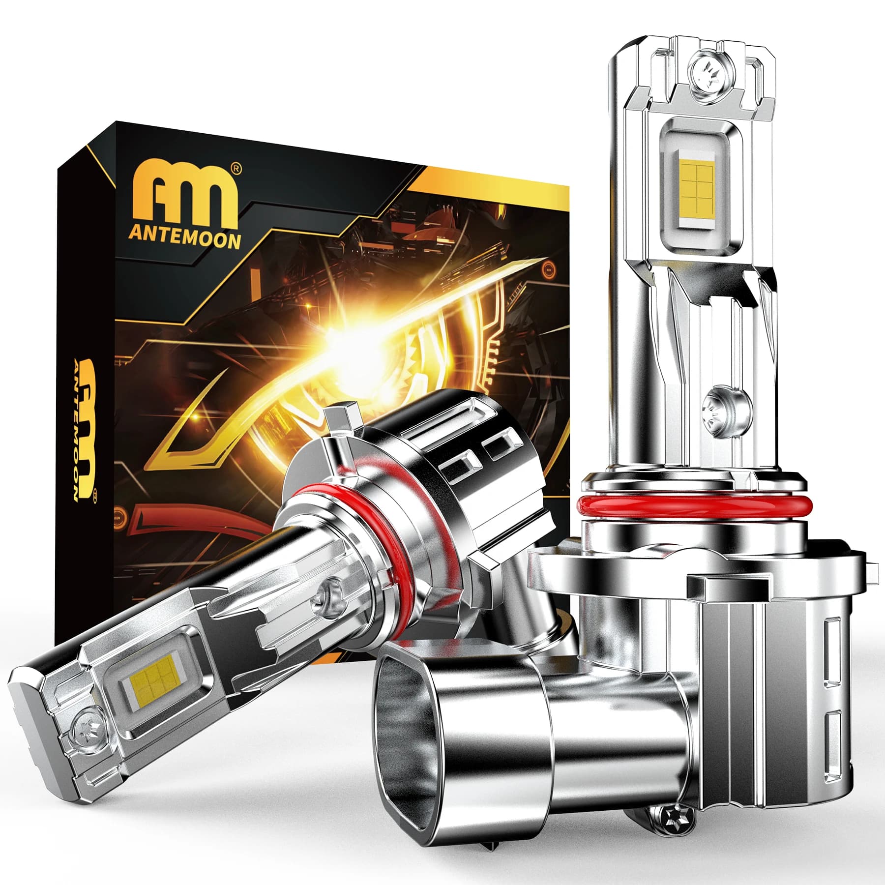 ANTEMOON 2x 9005 9006 9012 Luci LED per Auto 24V per Camion HB3 HB4 20000Lm Faro Fendinebbia ad Alta Potenza per BMW E63 2002~2007