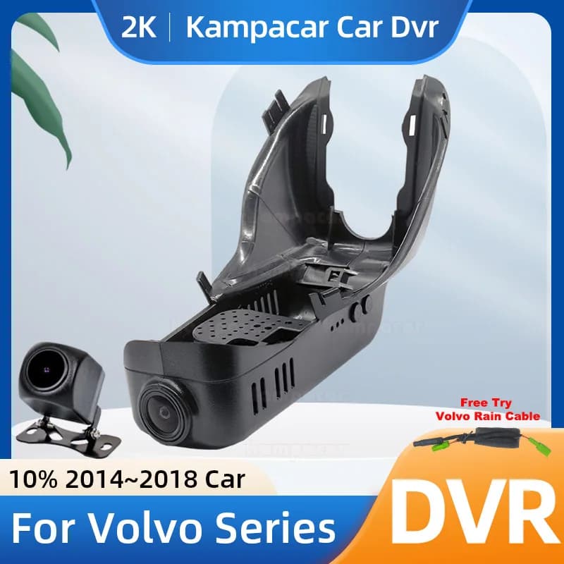 Kampacar VLV03-2K 1440P Wifi DashCam Dash Cam Car Dvr For Volvo XC60 XC 60 Low Configuration XC60 2014-2018 10% Cars Camera