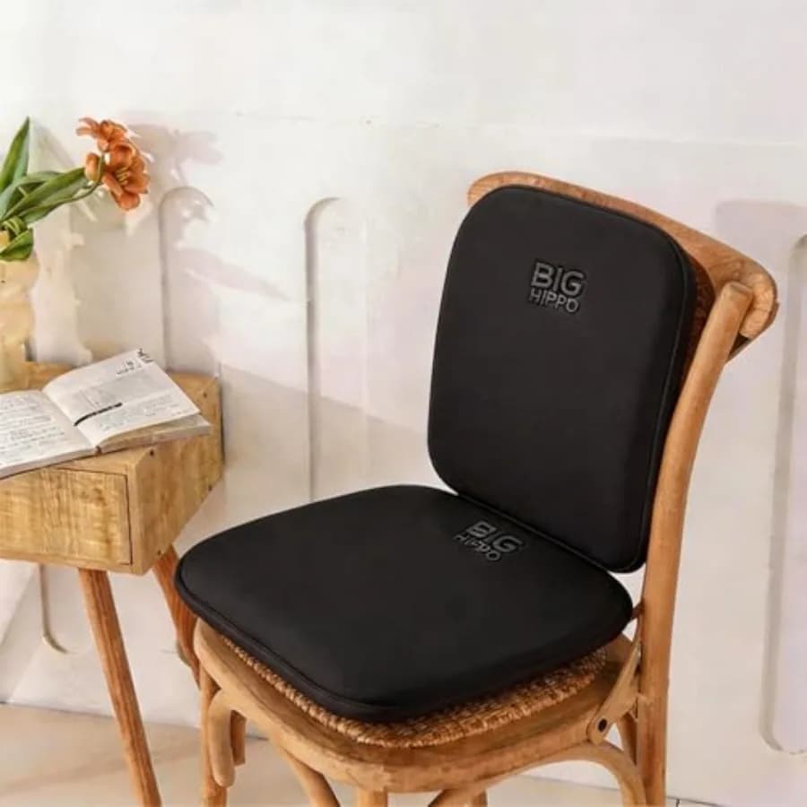 Set di Cuscini Ergonomici per Supporto Lombare e Seduta in Memory Foam - Sollievo dal Dolore Sciatico e del Coccige per Oltre 8 Ore di Seduta - Antiscivolo