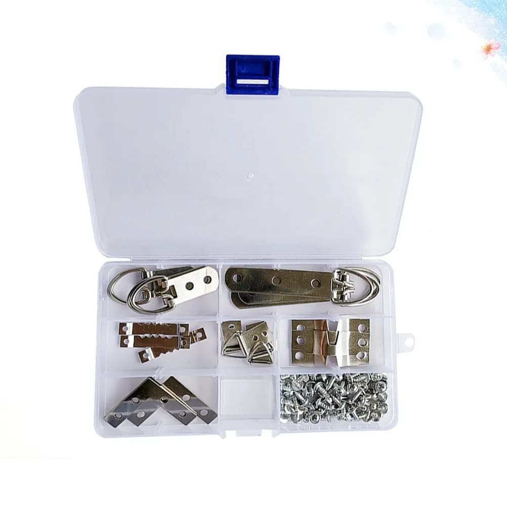 Kit da 84 Pezzi per Appendere Quadri, Ganci da Parete per Cornici, Orologi, Opere d'Arte, Punto Croce, Casa e Ufficio