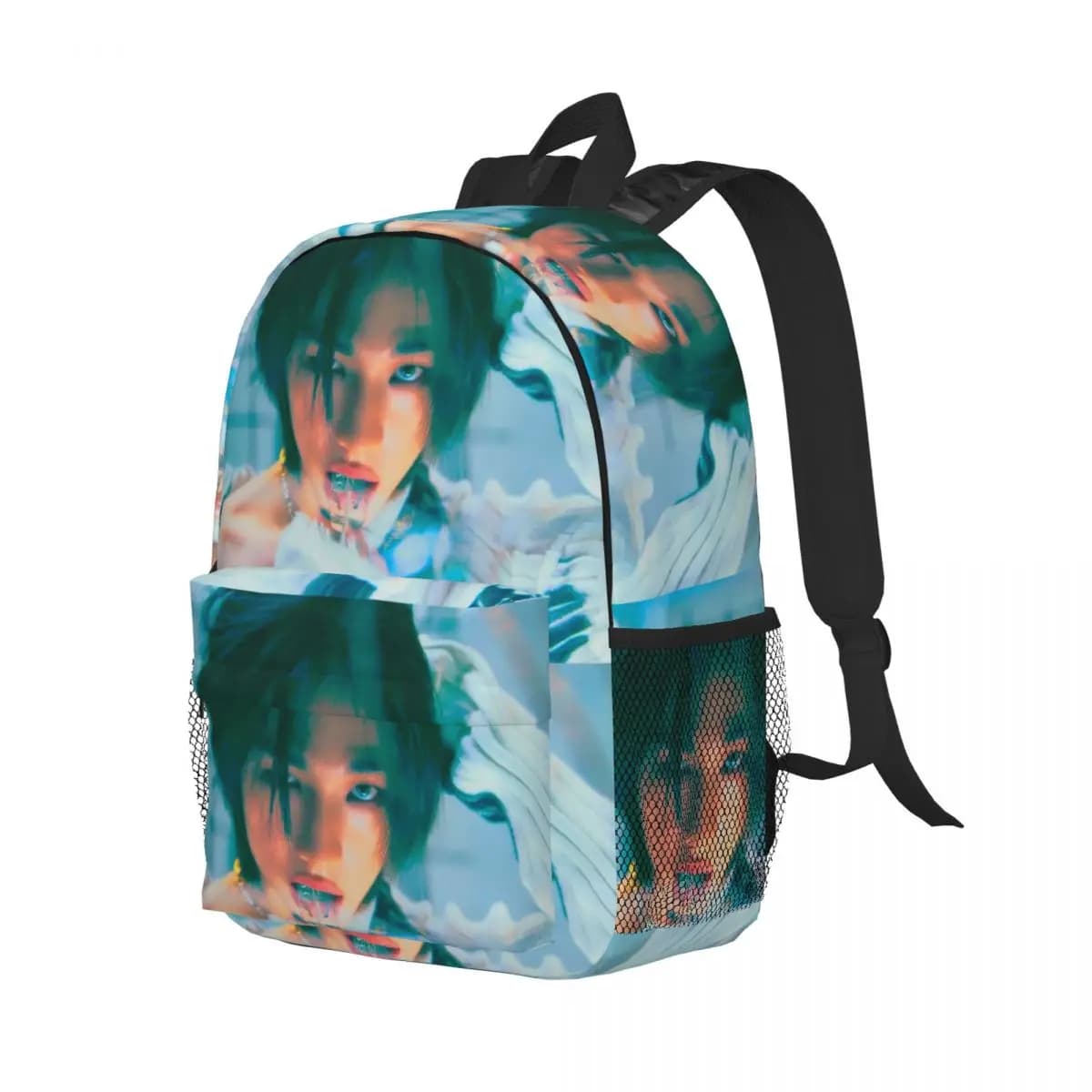 Stray Kids Hyunjin Zaino Studente Ragazzi Ragazze BookBag Borsa da scuola per bambini Borse a tracolla per computer per uomo Donna
