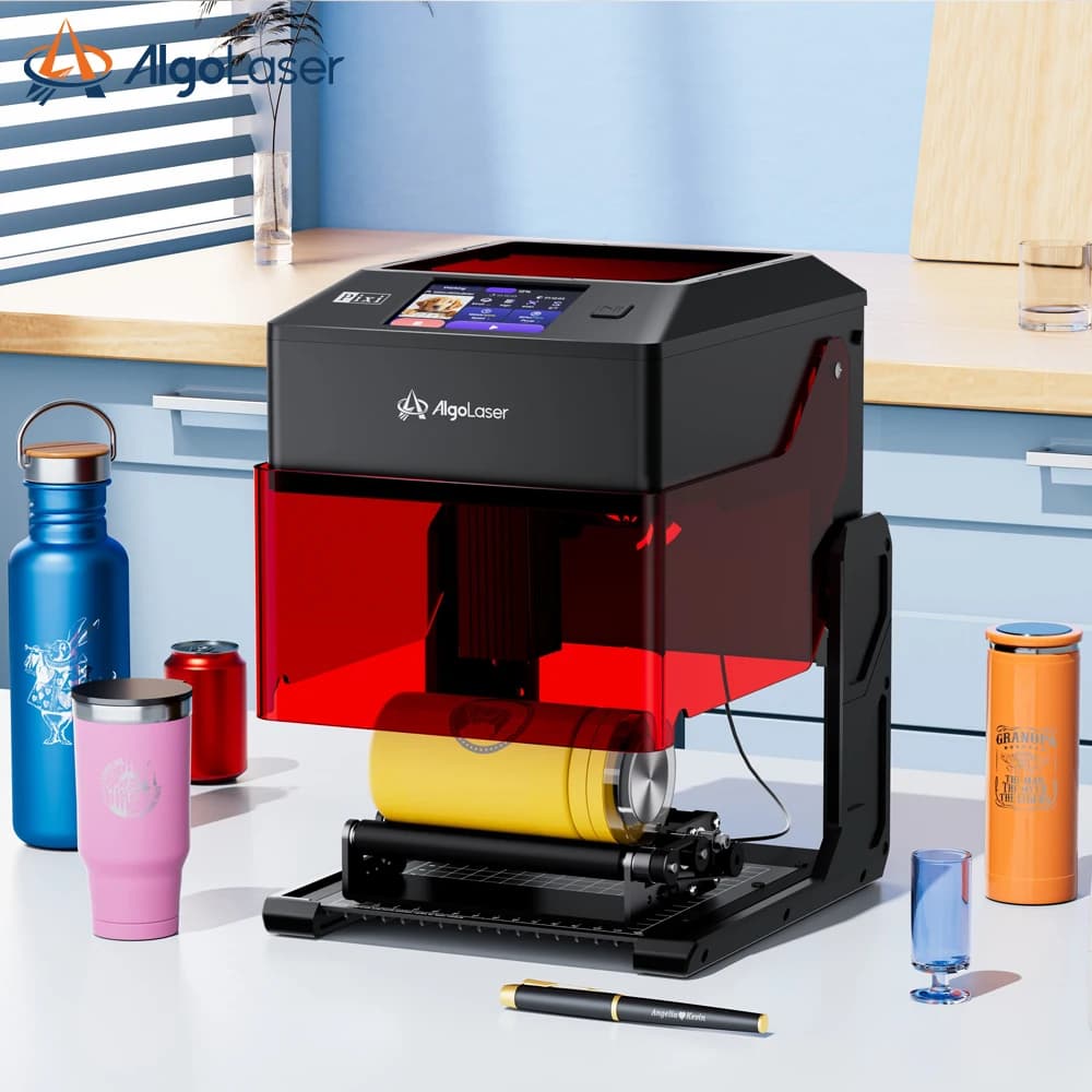 AlgoLaser 5W AlgoOS 2.6 Latest Version AlgoSketch/AlgoType Smart Engraving Portable Easy to Use Laser Engraving Cutting Machine