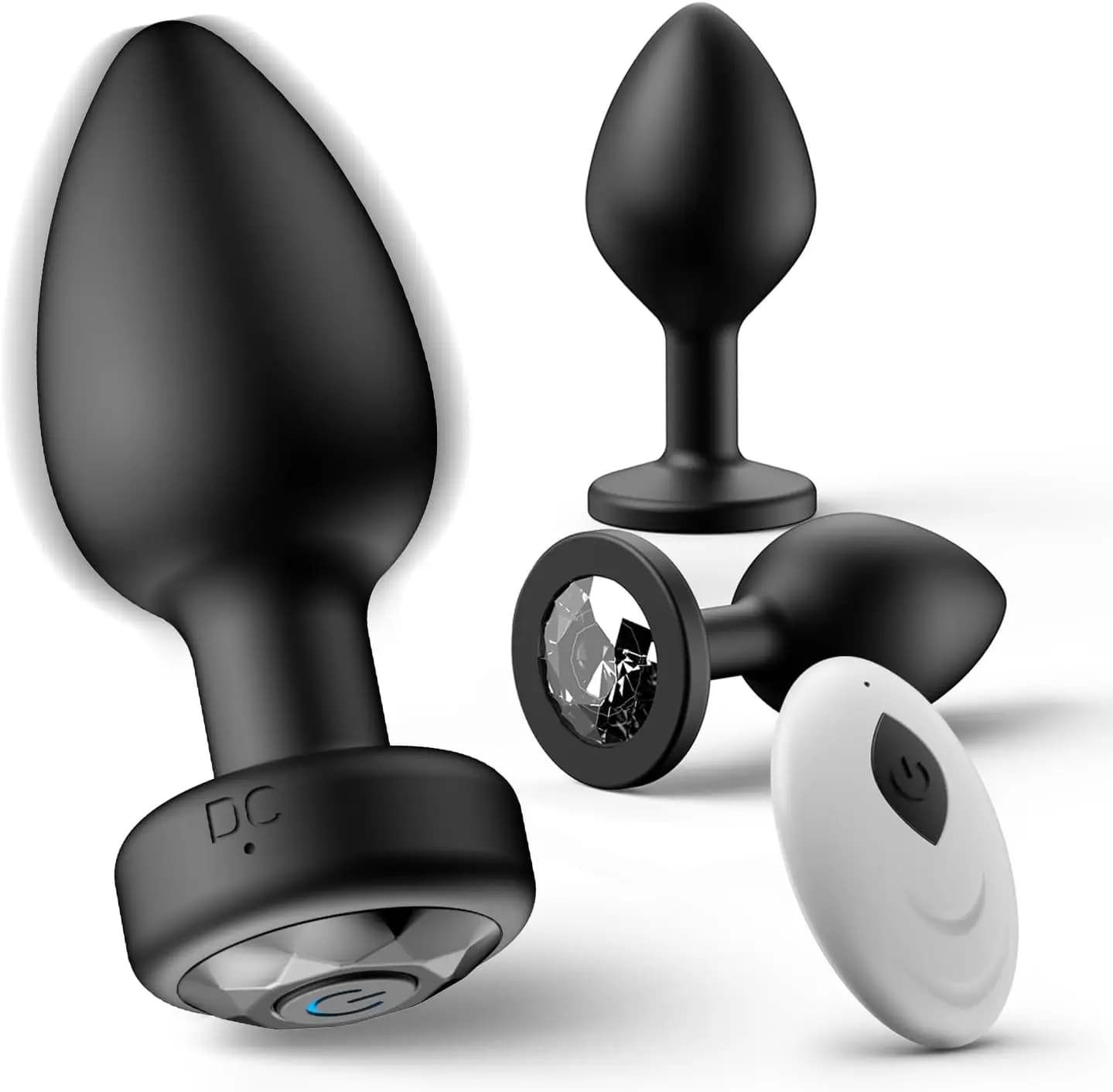 Plug anale Giocattoli sessuali Vibratore in silicone 10 modalità di vibrazione con telecomando Kit di addestramento per tappi di testa Massaggiatore della prostata per adulti