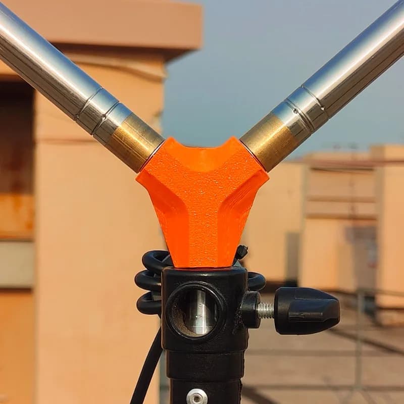 base V positiva per tirante, antenna per tirante M10 stampata in 3D ad alta resistenza, leggera e portatile, può essere collegata al supporto leggero