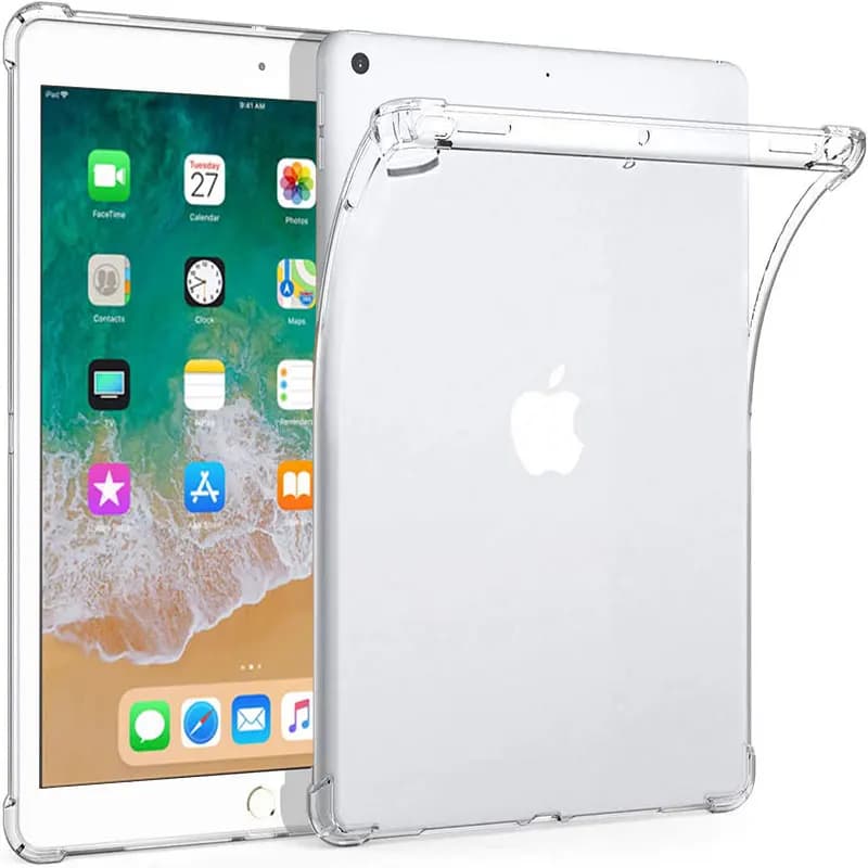 Shockproof Shell For Apple iPad 9.7" (2017) 5th A1822 A1823 Protective Tablet Case Slim Transparent TPU silicone Airbag Cover