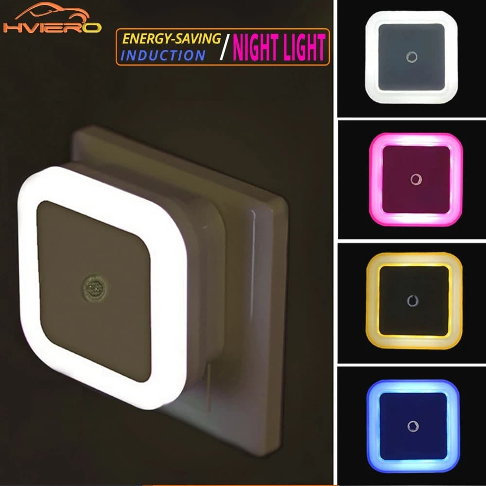 Mini lampada da parete per dormire a risparmio energetico a induzione con sensore di luce notturna a LED per l'illuminazione dei corridori della toilette della camera da letto della cameretta dei bambini