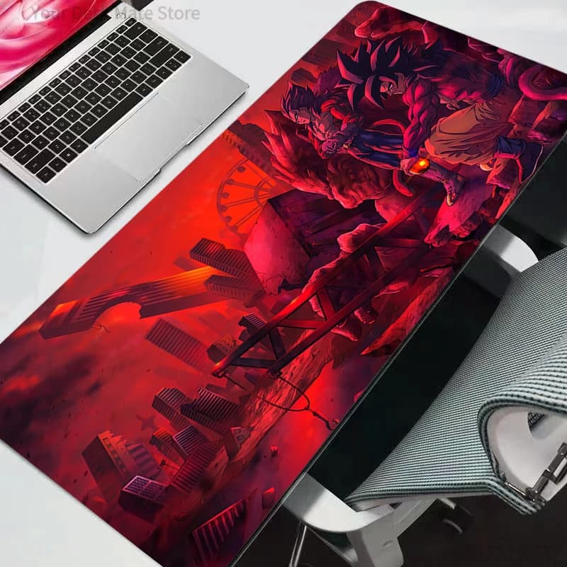 Tappetino per mouse grande Dragon Ball DBZ, tappetino da scrivania XXL per gamer, tappetino per tastiera del computer, nuovi accessori da gaming, tappetino per mouse, mousepad max