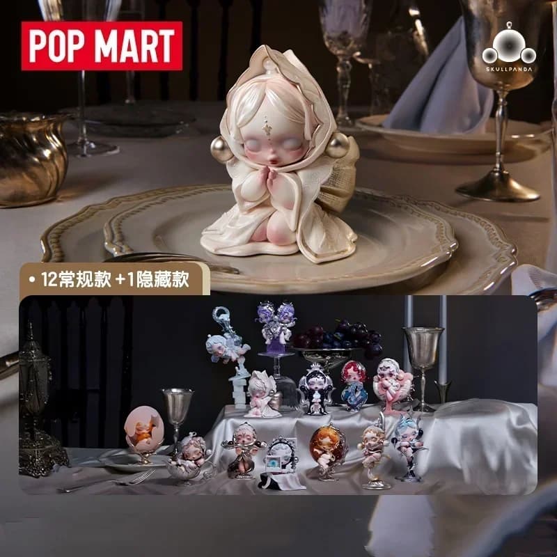 POP MART SKULLPANDA La festa inizia la serie Kawaii Anime Action Figure Blind Box Toys Borsa misteriosa a sorpresa