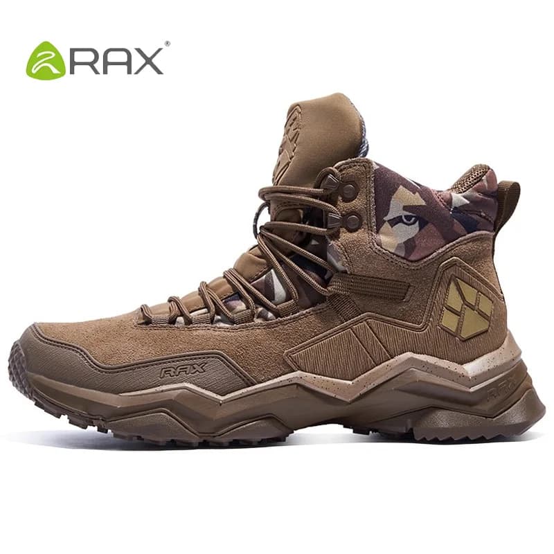 Rax Scarpe da trekking da uomo Impermeabili invernali da uomo Scarponi da trekking antiscivolo Scarponi da montagna per esterni Scarpe da caccia leggere da passeggio