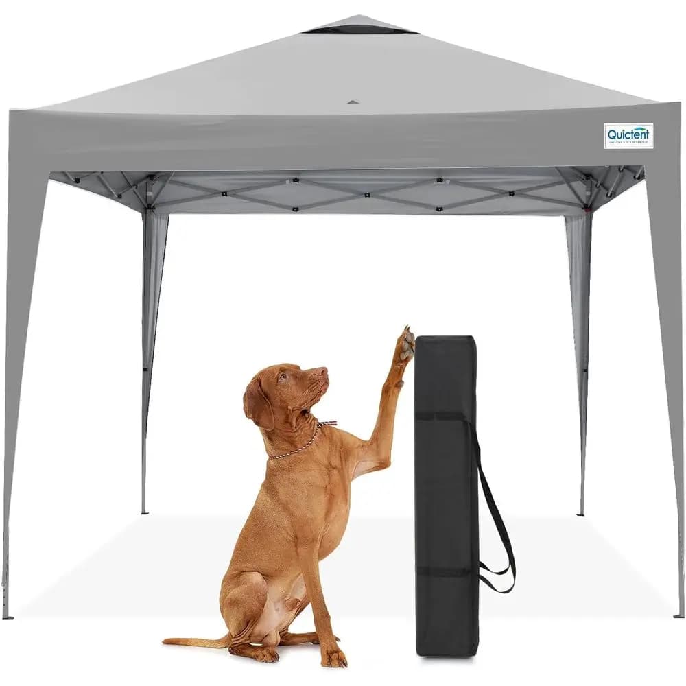 Tenda Pop-Up 10x10, Montaggio per 1 Persona, Portatile, Impermeabile e Protezione UV, Perfetta per Campeggio, Spiaggia, Feste, Eventi all'Aperto