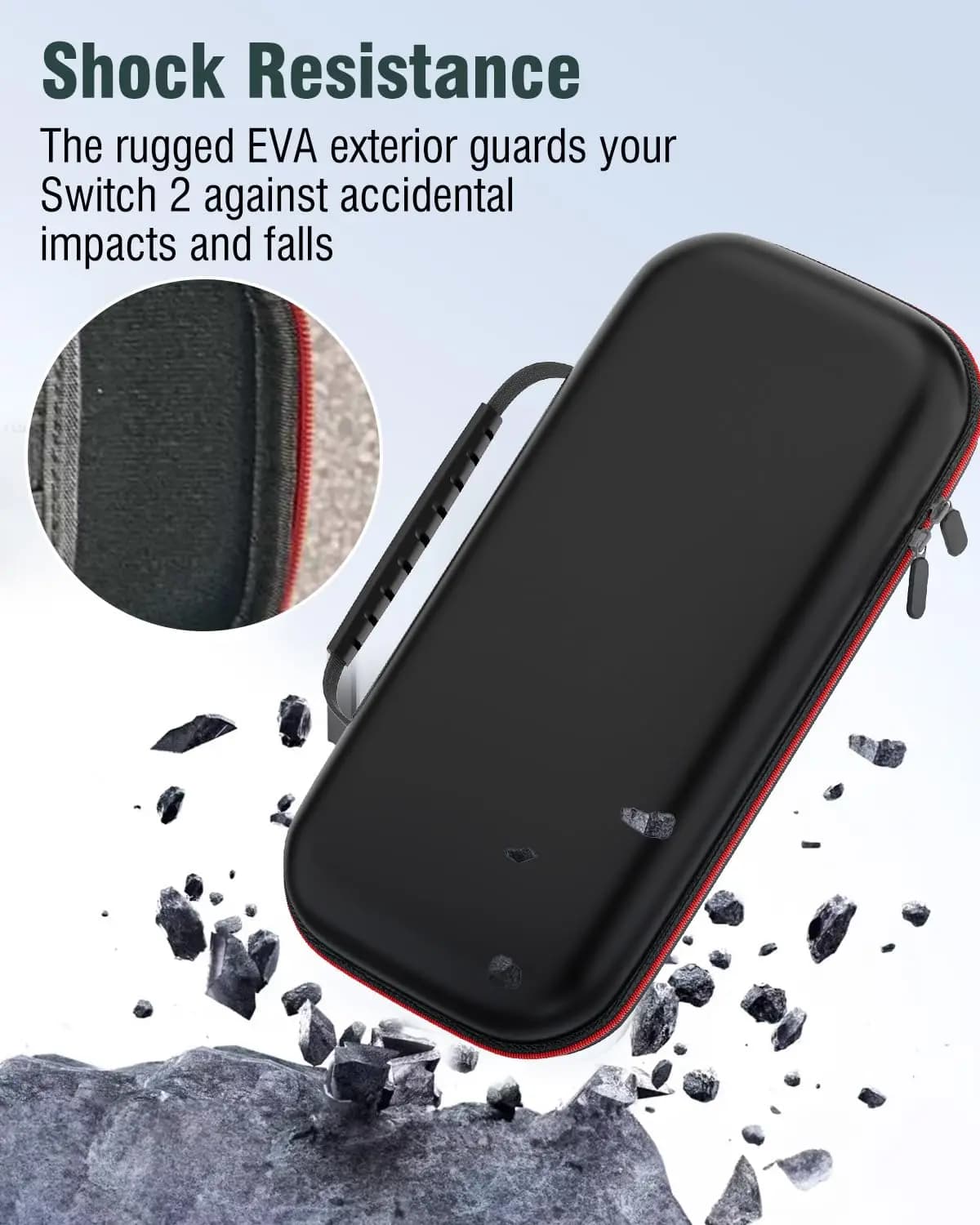 For Storage Bag Switch 2 Host Storage Bag, Hard Bag, PU Handheld Protective Bag, Single Bag, Portable Travel Protective Bag