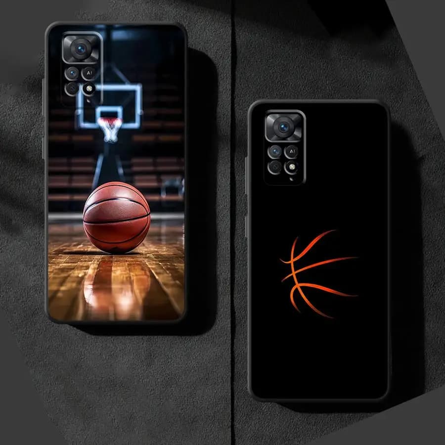 Custodia morbida nera per telefono per Xiaomi Redmi Note 11s 10S 7 8 13 14 Pro Plus 9 10 11 12 Pro 12s 9S Basket