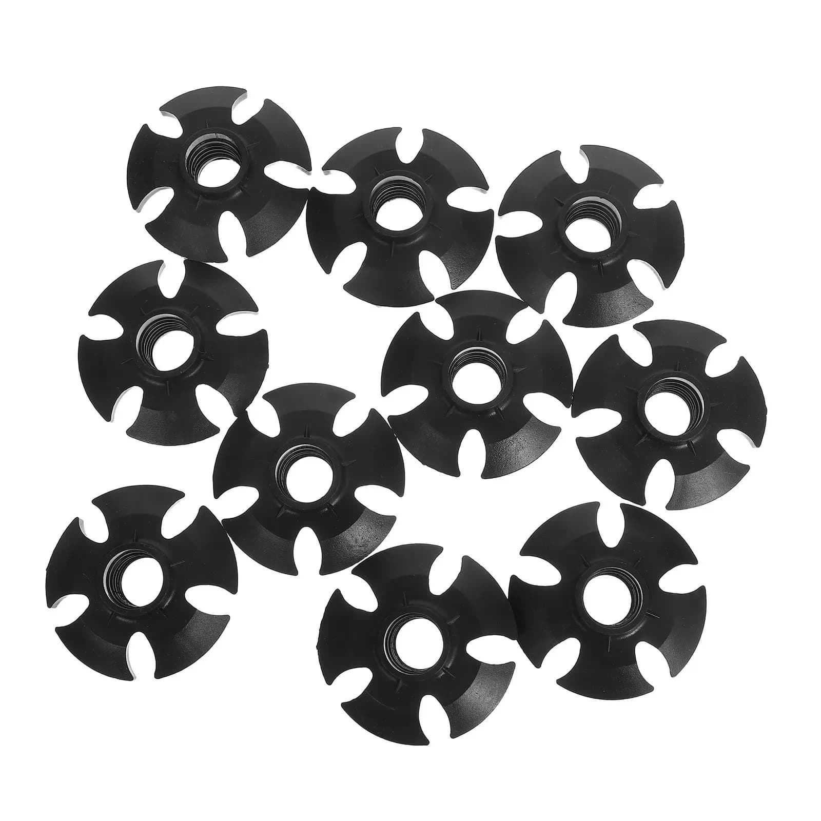 10Pcs Walking Cane Accessories Trekking Pole Mud Baskets Hiking Pole Tip Protectors Winter Snow Basket Outdoor Use