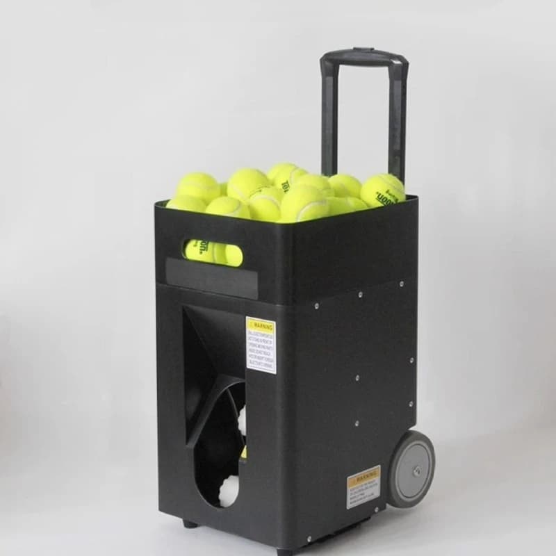 Macchina per palline da tennis regolabile per principianti, pratica macchina per servire il tennis, dispositivo di servizio mobile, accessori sportivi professionali