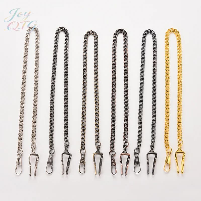 New 36,5 cm bronze alloy chain for vintage men's and antique quartz women's pocket watch