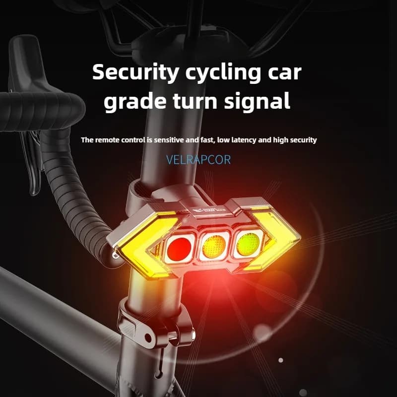 Bicycle Taillights Traffic Lights Bicycle Turn Signals Type-c Bicycle Wireless Remote Control Led Safety Warning Lights
