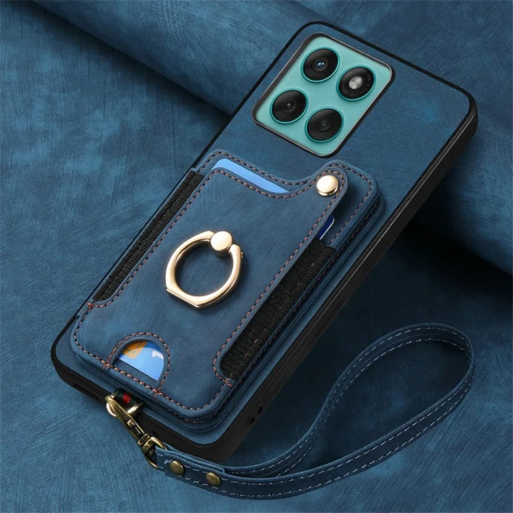 Custodia Posteriore in Pelle con Blocco RFID per Motorola G86 Power 5G, Funda per Moto G86 G66Y G66J G56 G85 G45 G34 G05 E15