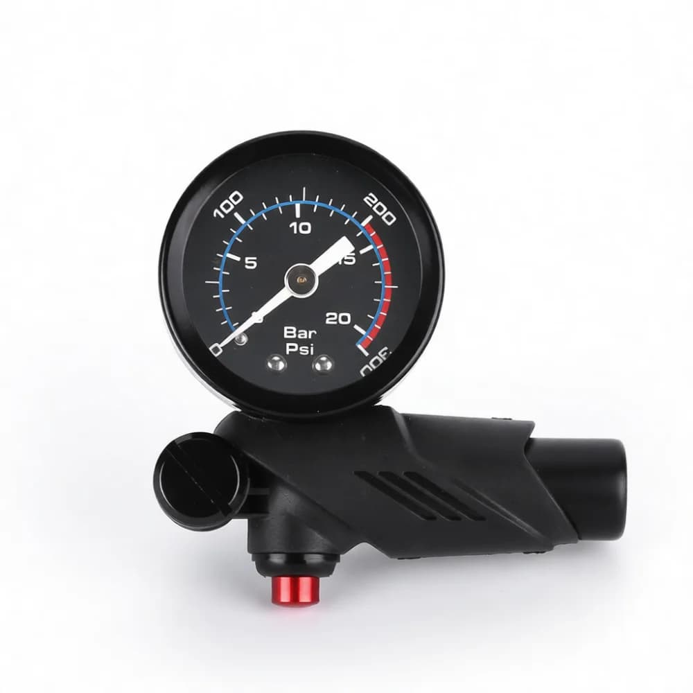 High Pressure MTB Fork Pump Mountain Road Bike Inflator Gauge Portable Aluminum Alloy Shock Absorber Air Pump Cycling