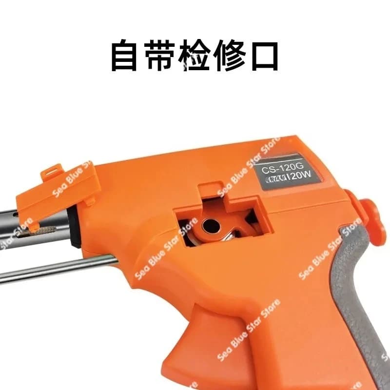 Saldatore Industriale per Manutenzione Domestica, Pistola per Saldatura a Calore Esterno con Temperatura Regolabile e Interruttore a Cinghia, Alta Potenza