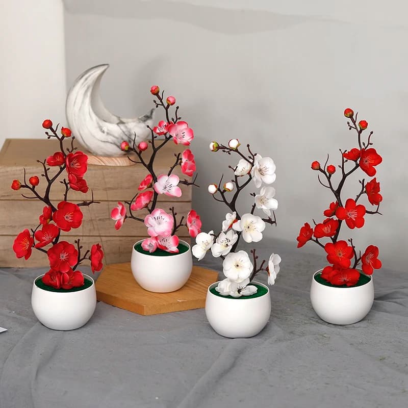 Christmas Fake Green PE Pine Branches Artificial Plant Xmas Wall Hanging DIY Garden Home Holiday Decoration Party Arrangement