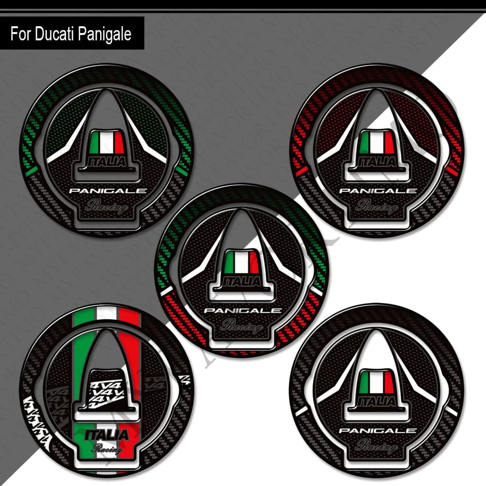 For Ducati Panigale V2S V4S V4R SR 899 959 1199 1299 Protection Relief of the Tank Gas Oil Fuel Cap Carena Paraphango Stickers Decalcomanie