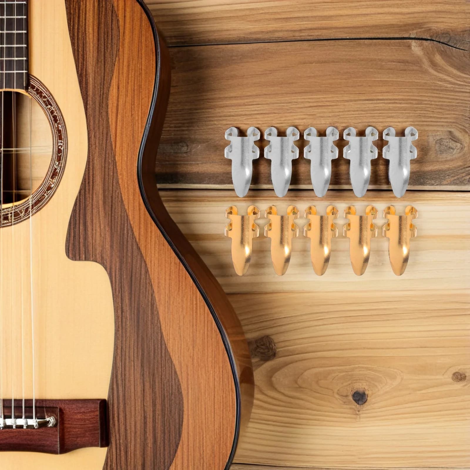 Plettro per chitarra Plettri per principianti Banjo Accessori per dita Pollice per basso e acustico regolabile