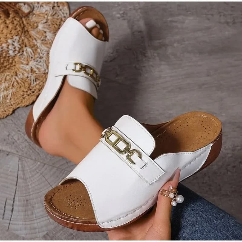 Sandali da Donna 2026: Scarpe Estive con Tacco Morbido, Ciabatte con Plateau Basso, Sandalias Mujer per Interni ed Esterni