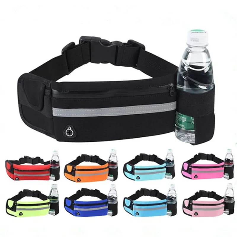 Outdoor Sports Waist Bag, Waterproof Waist Bag for Phone, Multifunction Invisible kettle bag for men and women