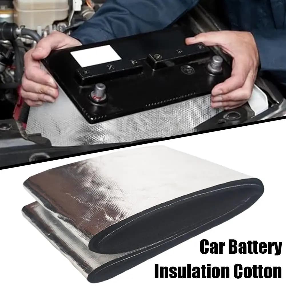Copertura isolante per batteria auto, coperta ignifuga resistente al freddo per l'inverno, rivestimento termico per batteria auto e camion
