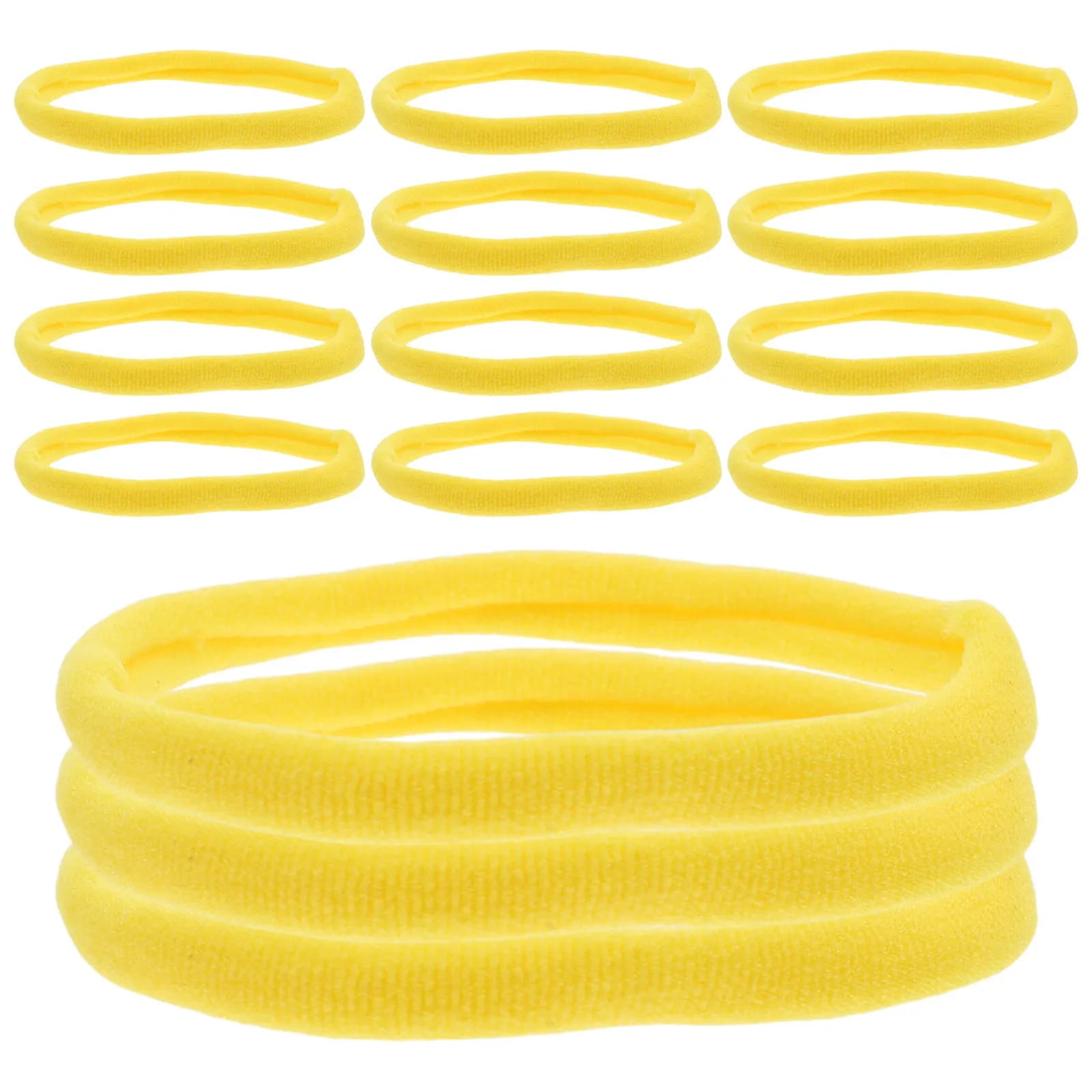 96Pcs Kids Weaving Loom Elastic Potholder Loops Stretch Cord Acrylic Rope for Bracelet String Cord DIY Weaving Bands Craft Kit