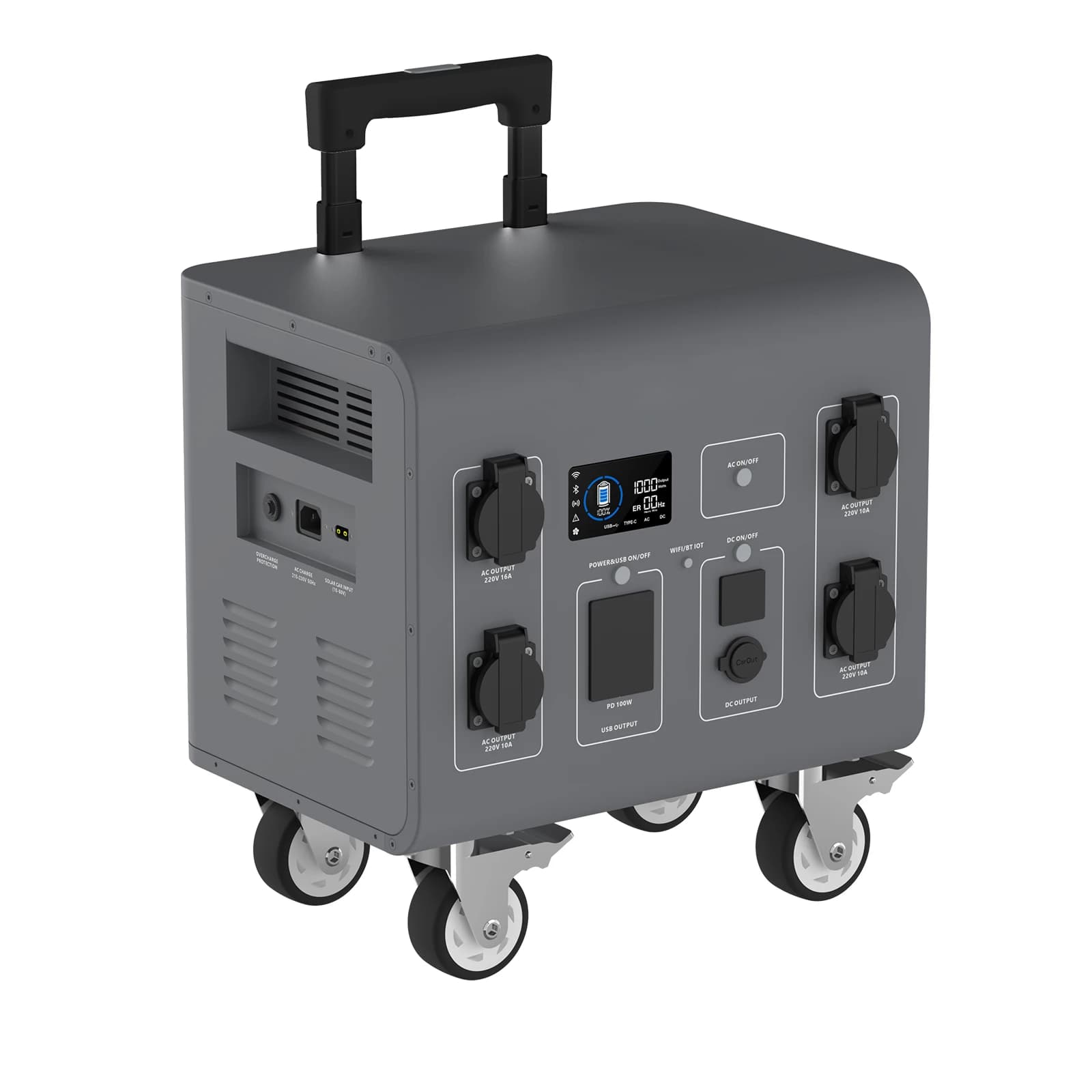 Kit Completo Sistema di Energia Solare 3000W 3kw 5kw 10kw con Batteria al Litio, MPPT, Avviatore d'Emergenza, Porta RV per Casa Off-Grid
