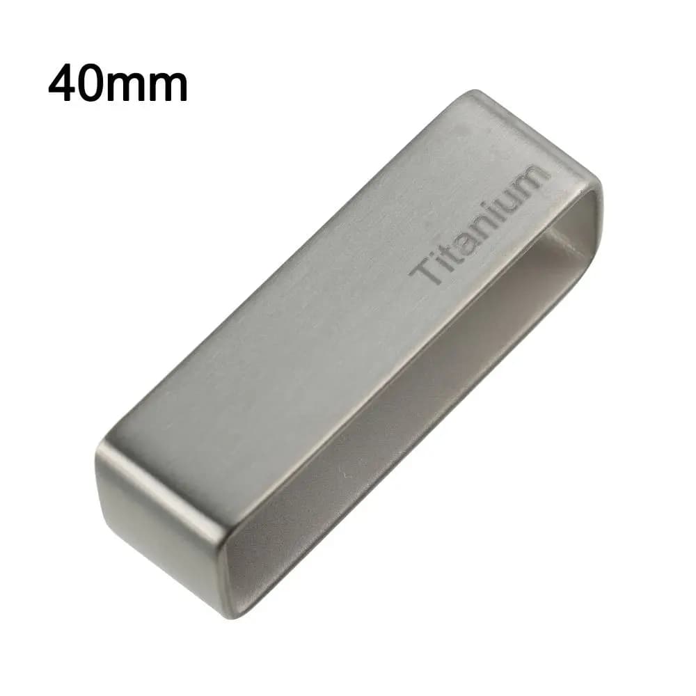 No Rust Bag Strap Buckles for Leather Craft Titanium Belt Keeper Ring Buckle Parts Belt Strap Loop D Shape Buckle
