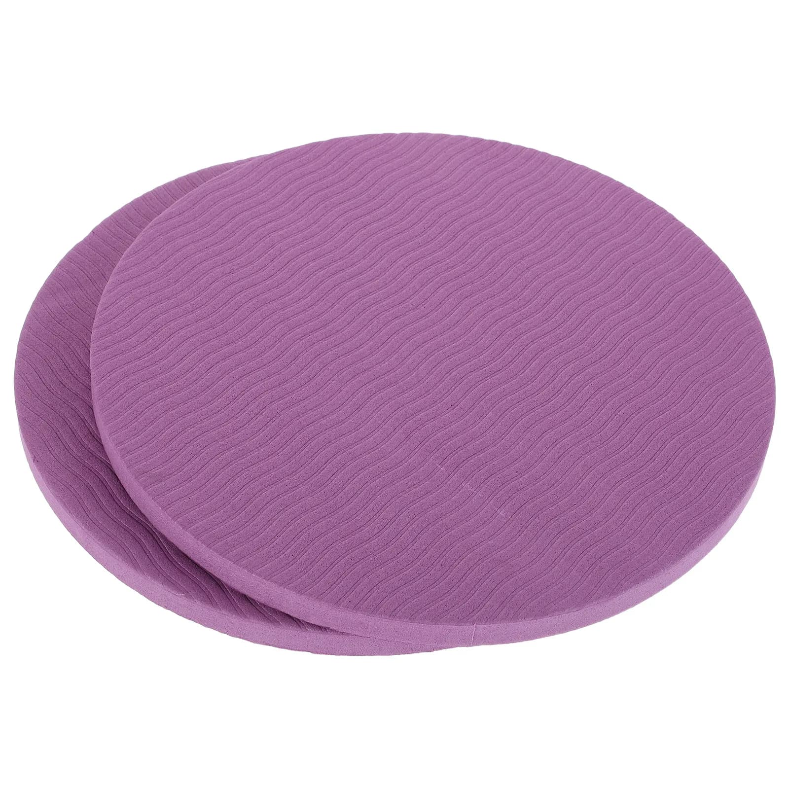 2 Pezzi Cuscinetti Versatili Antiscivolo per Ginocchia e Gomiti da Yoga, Tappetino Spesso per Pilates, Tappetino per Equilibrio e Fitness Portatile