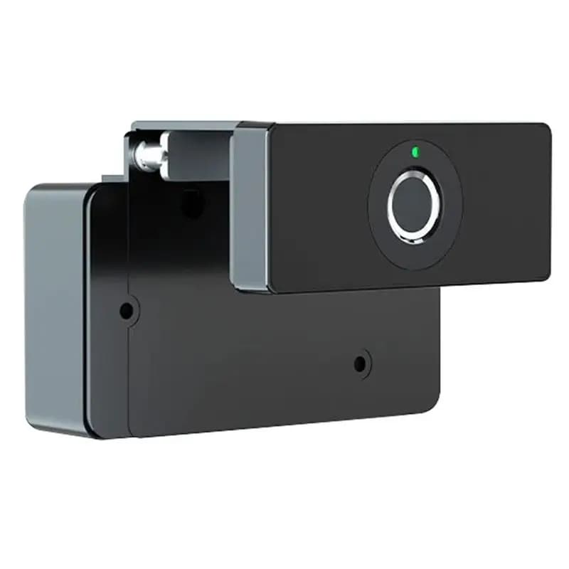 Serratura Elettronica Intelligente AT51 per Cassetti con Impronta Digitale, Serratura per Armadietto Portadocumenti, Serratura per Armadio con Impronta Digitale, Serratura Intelligente per Mobili, Serratura per Porta Intelligente