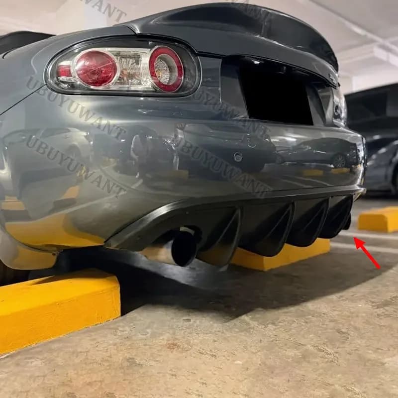 MX5-NC FOR MZADA MX-5 2009 2010 2011 2012 2013 2014 2015 Rear Bumper Diffuser Splitters Spoiler Back lip Auto pa body kit